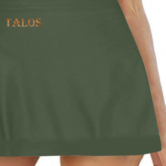 Women Swimsuit Sling Sleeveless High Waist Bathing Suit One-Piece Beachwear Solid Color Quick Drying Monokini