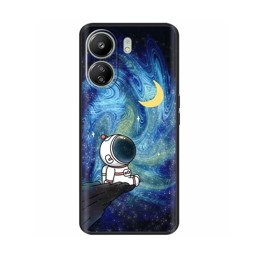 Case For Xiaomi Redmi 13C 4G Case Phone Cover Cool Sweet Soft Smooth Liquid Silicone Back Cover For Redmi 13 C Redmi13C Fundas