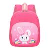 Adorable Cartoon Print Canvas Backpack For Kids With Comfortable Air Cushion Straps