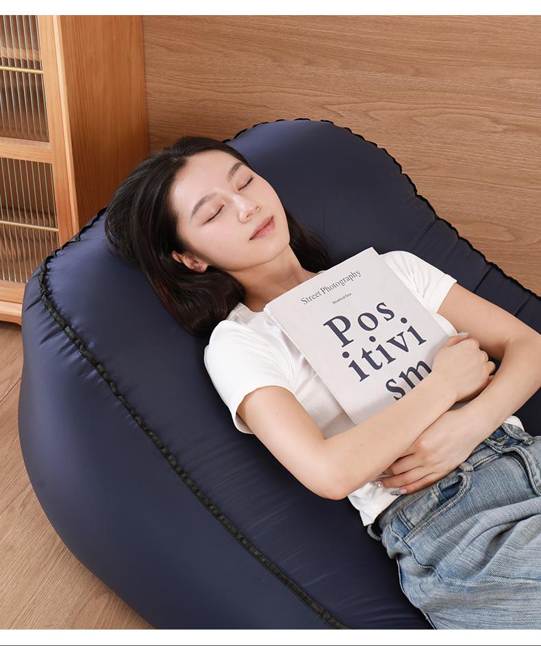 Inflatable Portable Air Lounger Beach Sofa - Outdoor Lazy Nap Bed