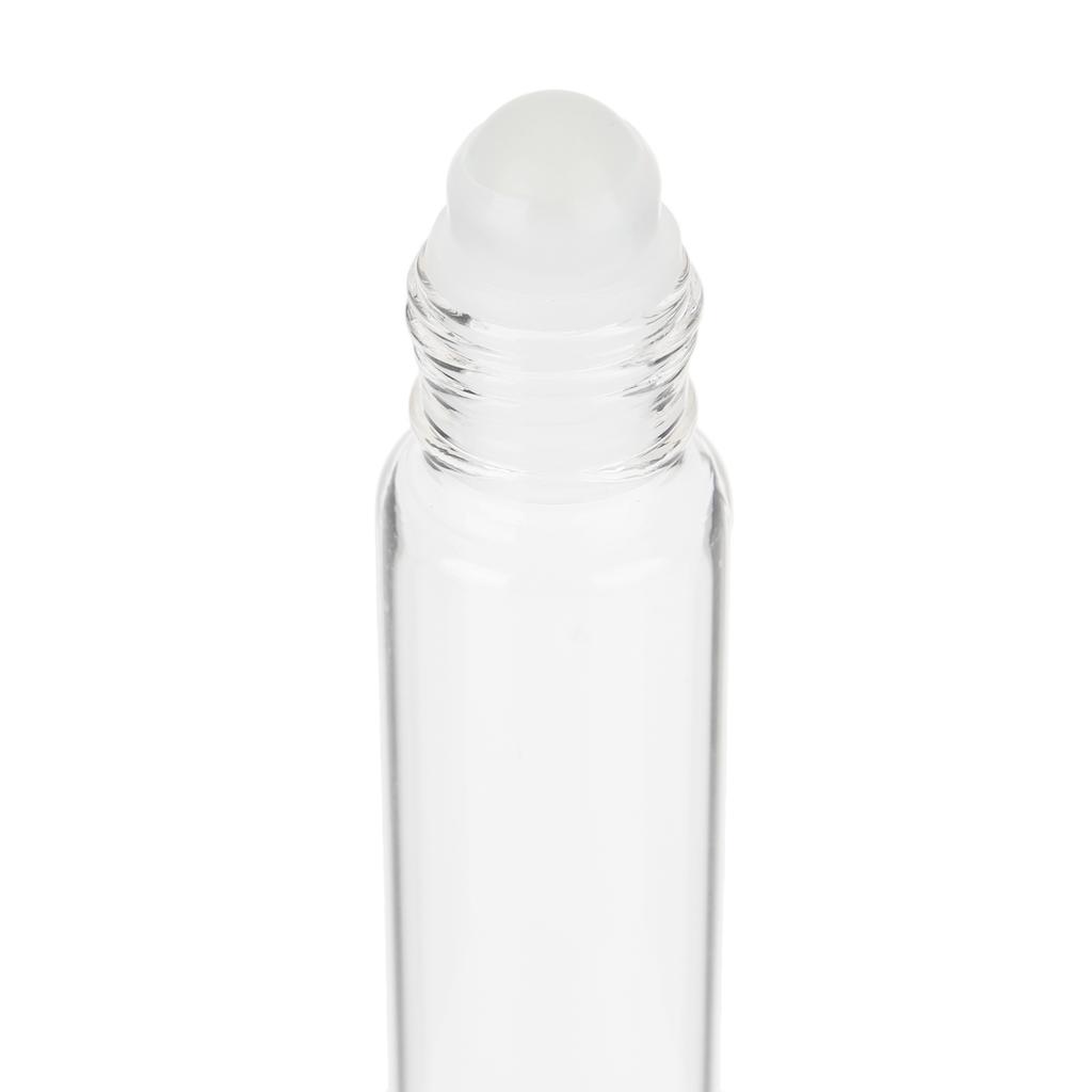 5ml/10ml Essentiële Olie Rollerflesjes Leeg Herbruikbaar Cosmetisch Glazen Reisflesjes met Rollerbal Plastic Dop