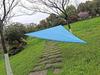 Triangular Outdoor Sunshade & Rain Shelter Canopy