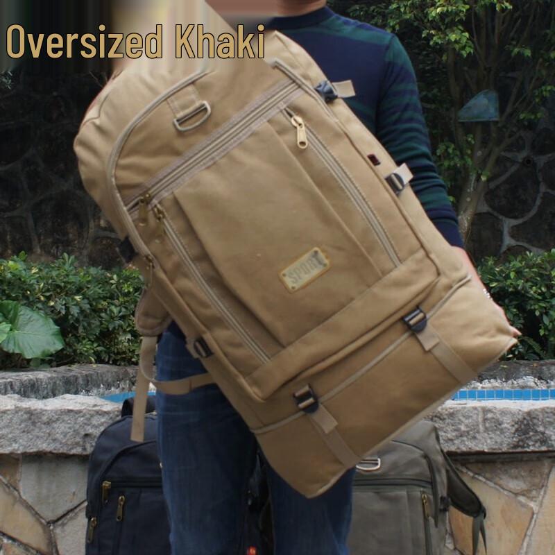 Kurenqi Outdoor Canvas Travel Backpack