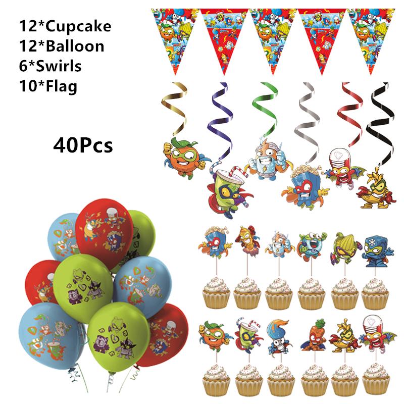 Artículos para fiestas temáticas Superzings Juego de vajilla