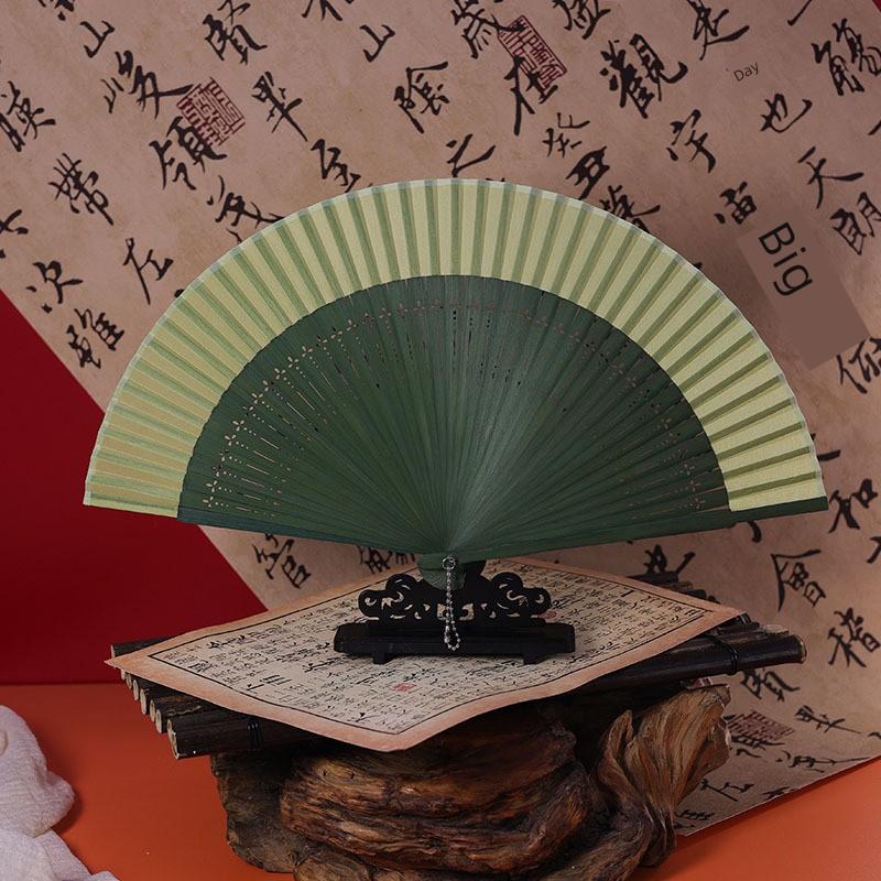[Don't Yurong] New Chinese Style Suzhou Retro Style Folding Fan Summer Han Chinese Clothing Portable Folding Fan Female Fan