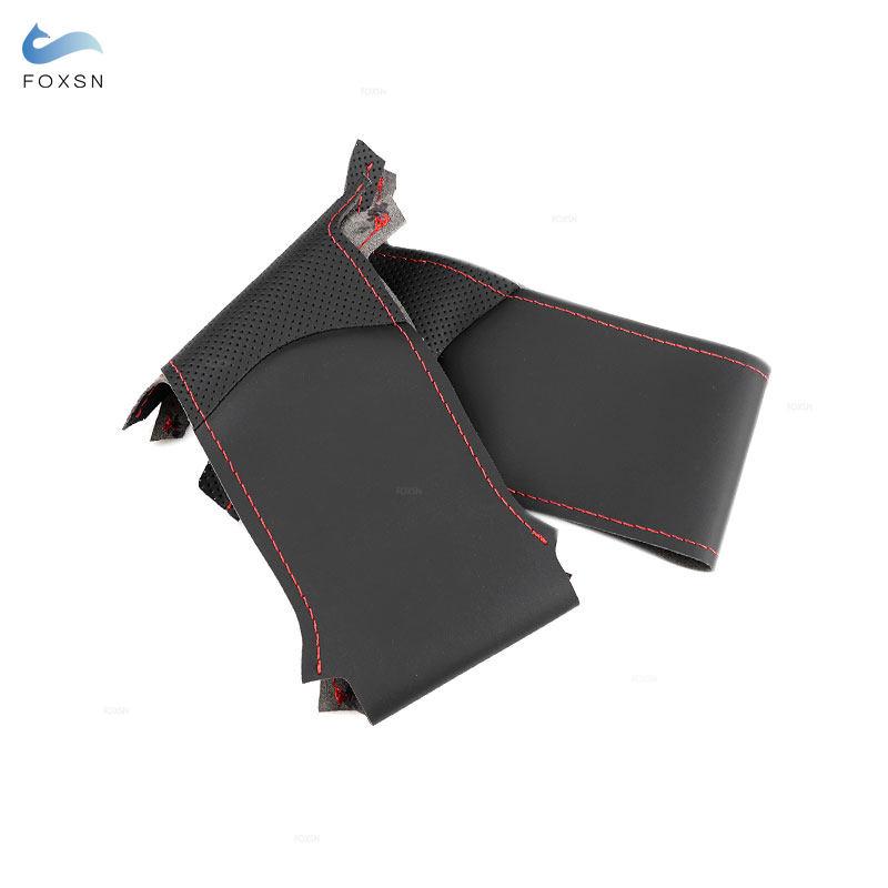 For Opel Vauxhall Holden Astra K Corsa E Crossland X ignia CT Karl Zafira C 2016- Braids on Steering Wheel Leather Cover