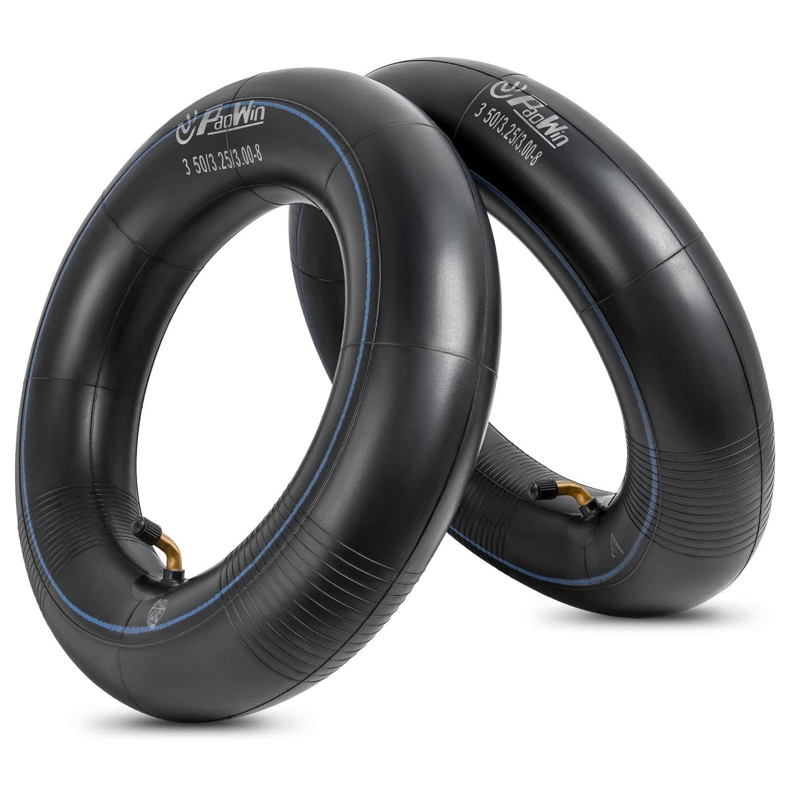 

PaoWin Unicycle Cart Tire Tubes with TR87 Suitable for and Mini Lawn Hand and 2-Piece 3.50-8 Tube, 3.00-8 Tube, 3.50/3.25/3.00-8 Valve, 3.50-8 3.00-8