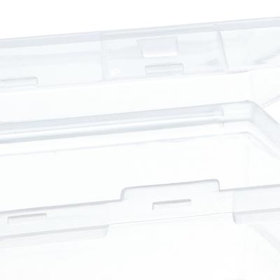 Large-Capacity Transparent Plastic Cosmetics Storage Box Holder Case Display