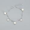 S925 Sterling Silver Pearl Shell Charm Bracelet - Fresh Summer Girl's Jewelry