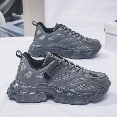 Zapatos de hombre, nuevos zapatos casuales de malla transpirable para hombres, zapatillas de deporte masculinas modernas, versátiles y elevadas, tenis masculinos
