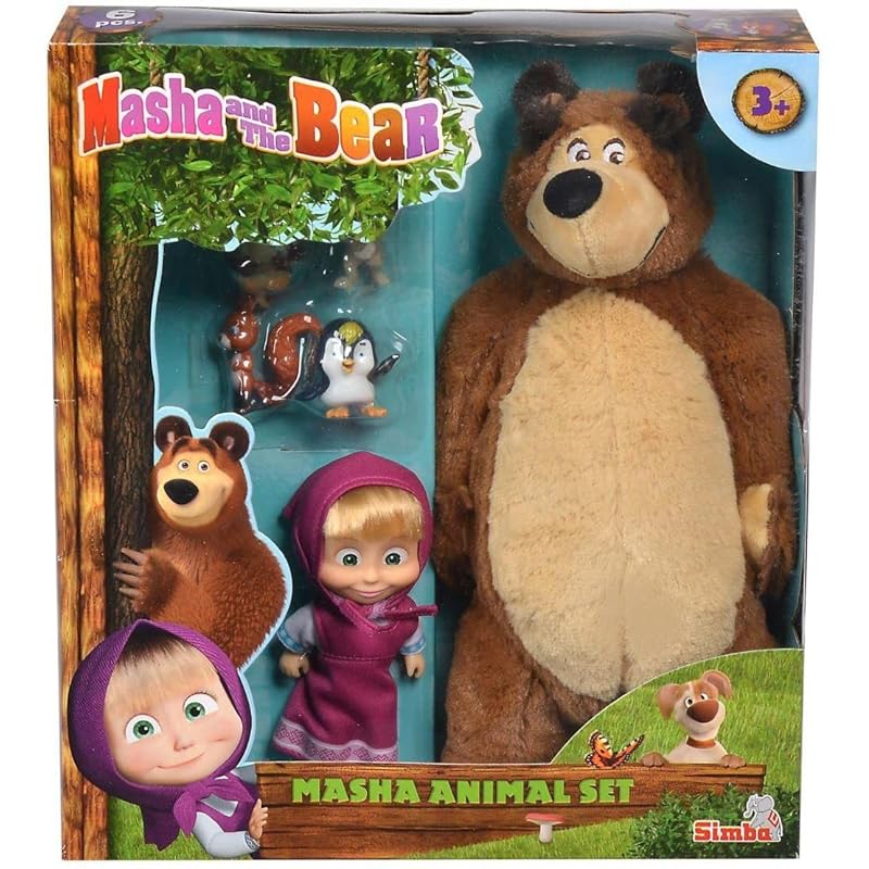 Witthart Masha and the Bear Doll Set Masha and the Bear 9.8 inches