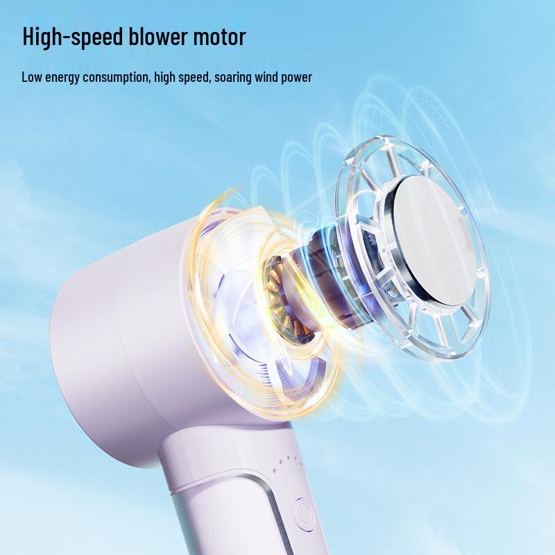 Portable Mini USB Handheld Strong Wind Transparent Fan