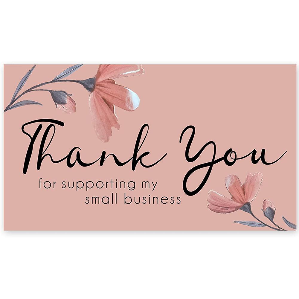 10-30pcs Thank You For Your Order Card Custom Write Your Business Card Small Business Gift Decoration Label Goods Follow Card