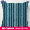 Modern Simple Dark Blue Geometric Pillowcase Home Sofa Cushion Cover