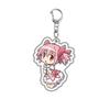 Anime Acrylic Keychain Puella Magi Madoka Magica Character Pendant Keyring for Bag Cosplay Gifts