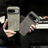 Neue Retro Einfarbige PU-Leder Handyhülle Für Google Pixel 9 Pro XL Telefon Stoßfeste Schutz-Rückseite