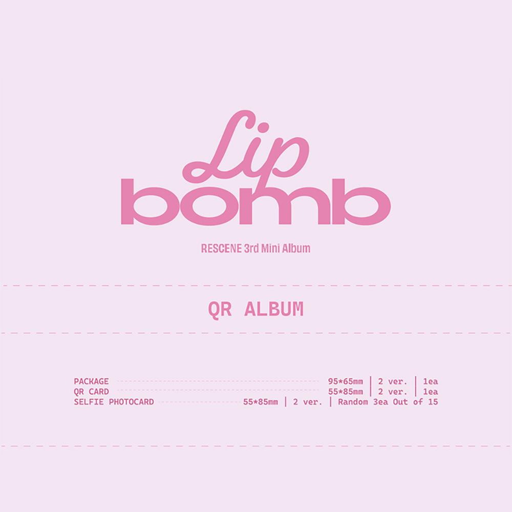 RESCENE Lip Bomb (QR) [photocard Ver.]
