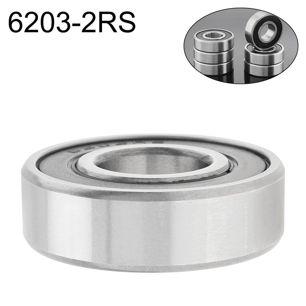 6203-2RS Rubber Sealed Deep Groove Ball Bearing, High Speed Bearing for Electric Motorcycle