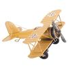 Retro Airplane Model Delicate Vintage Biplane Handicraft for Home Decoration Cafe Ornament