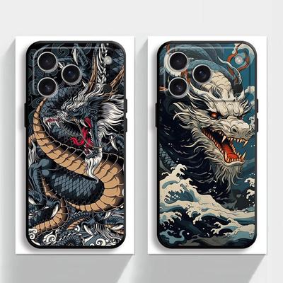 Cool Dragon Head Funda Phone Cover Case for Apple iPhone 17 Pro Max 13 15 Pro 7 8 14 Air 12 16 11 XR XS MAX
