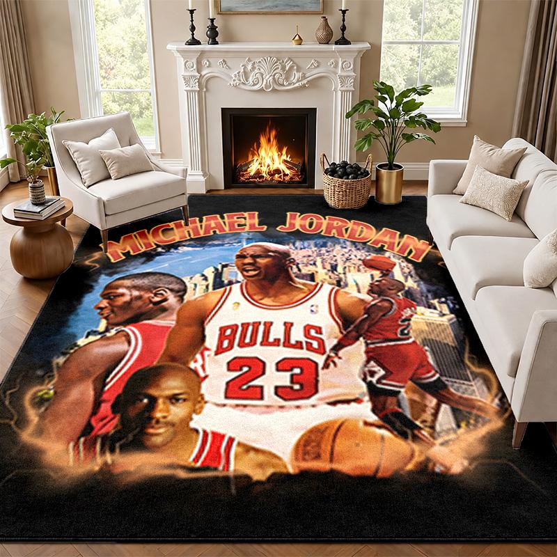 Chicago Bulls Carpet Door Mat for Living Room or Bedroom Protective Mat Under Chair Office Decoration Christmas Gift Birthday Present