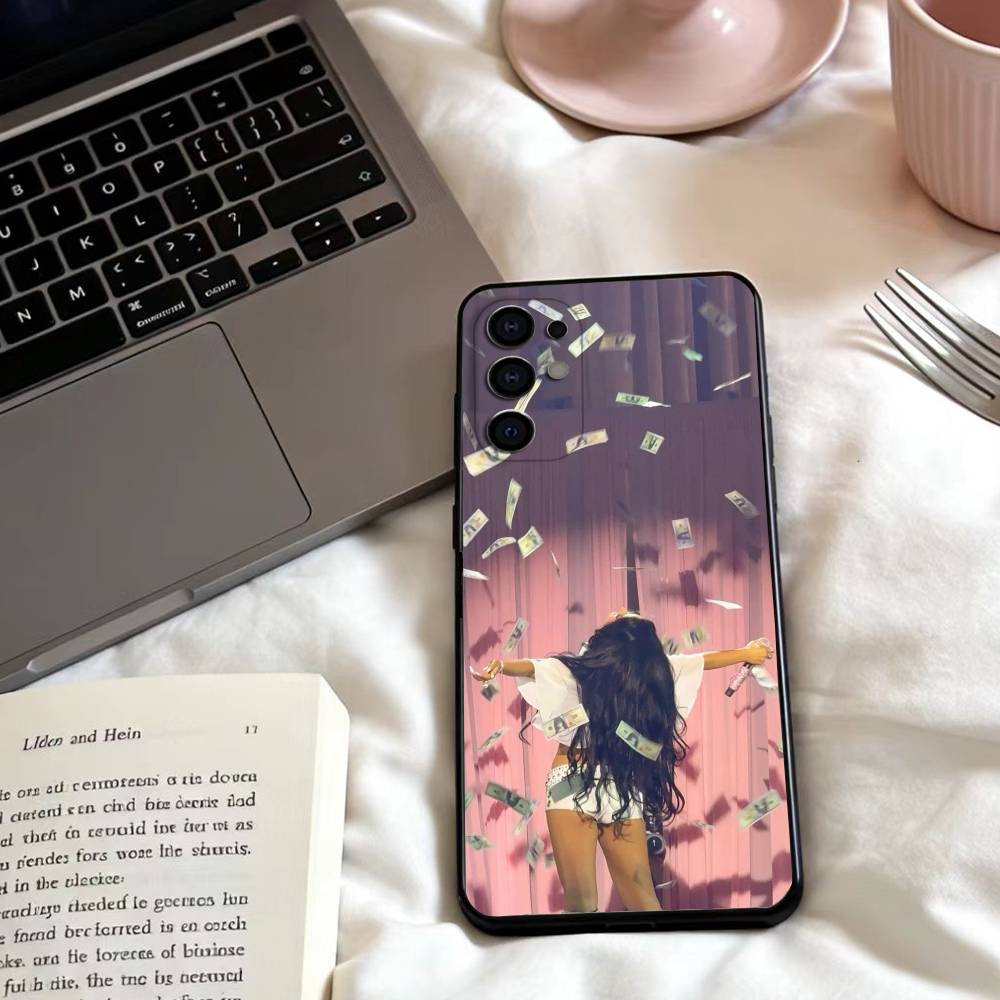 

Singer J-Jessie Murph Phone Case For Samsung S25,24,23,22,30,21,10,9,Ultra,Plus,Lite,FE,4,5 G Soft Black Case Samsung S235G