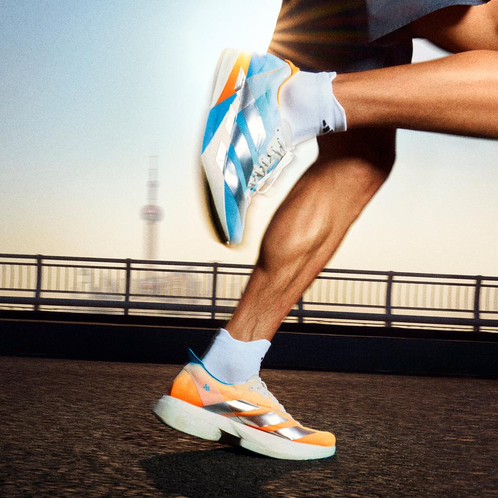 adidas Adizero Adios Pro 4 Marathon Running Shoes Unisex Blue Orange