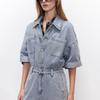 ONLY Women's Retro Workwear Denim Jumpsuit