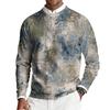 Herren Rundhals Langarm Rippstrick Pullover