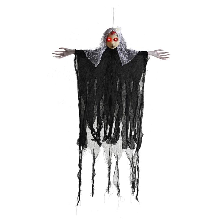 Хэллоуин Подвесные Декорации Страшный Светодиодный Череп Подвесной Череп Реквизит Страшный Фантом Сезонный Фестиваль Домашний Декор 1