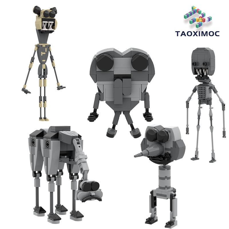 Zoonomaly – Deformierte Zoo-Bausteine mit kleinen Partikeln – Kinderspielzeug