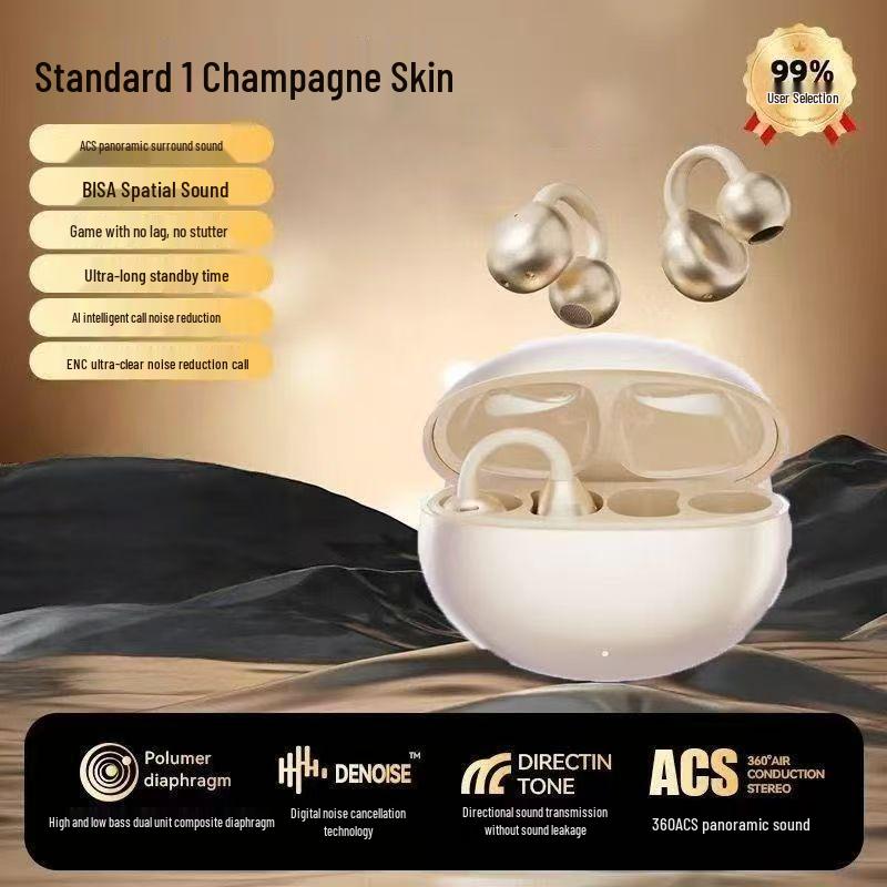 

Burmester Bluetooth Clip-On Headphones: High-Fidelity, Long Battery Life Boxed with Seal