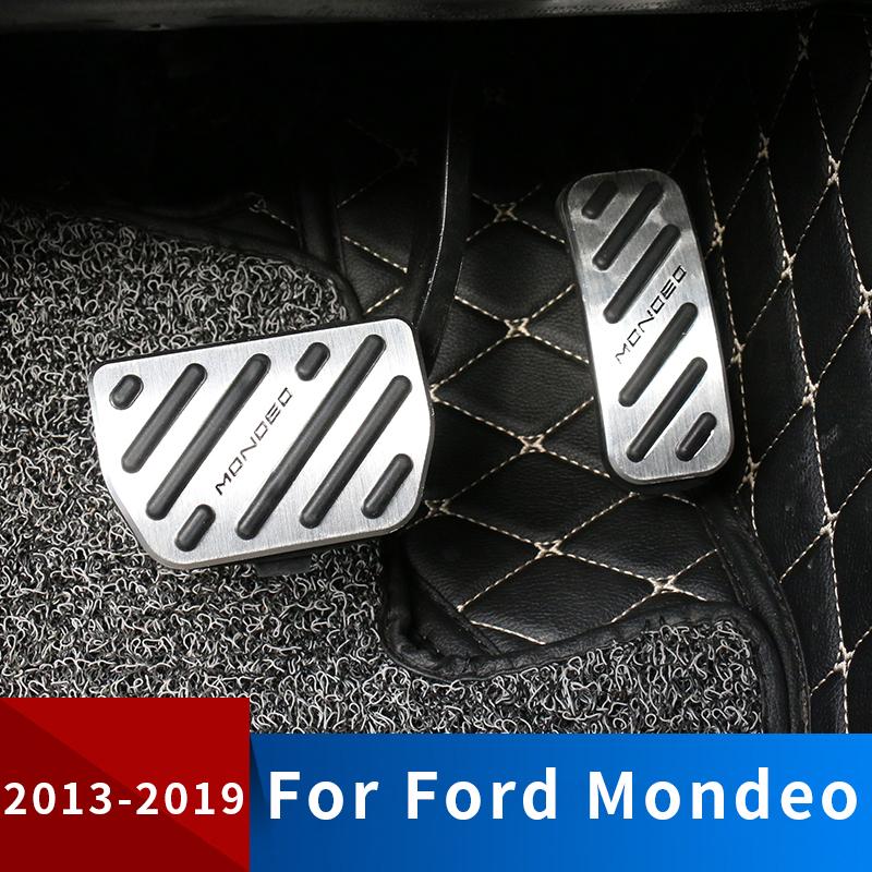 Car Foot Pedal Fuel Accelerator Brake Pedals Cover For Ford Mondeo MK5 Fusion 5 2013 2014 2015 2016 2017 2018  Accessories