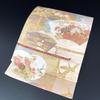 Used SO-318 Fukuro obi (six pieces), pure silk, Rettori Dynasty Chinese pattern, gold thread, crane, flower
