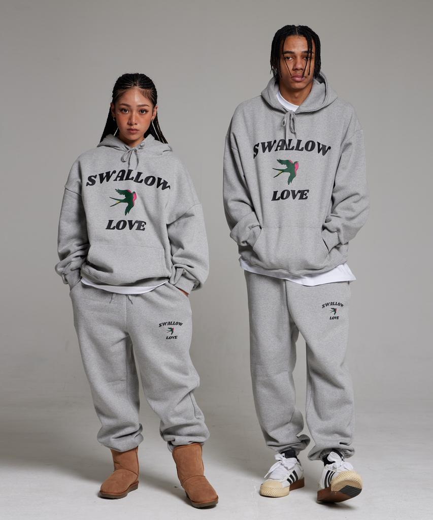 CREAM SODA LAB Swallow Love Training Jogger Pants Gray