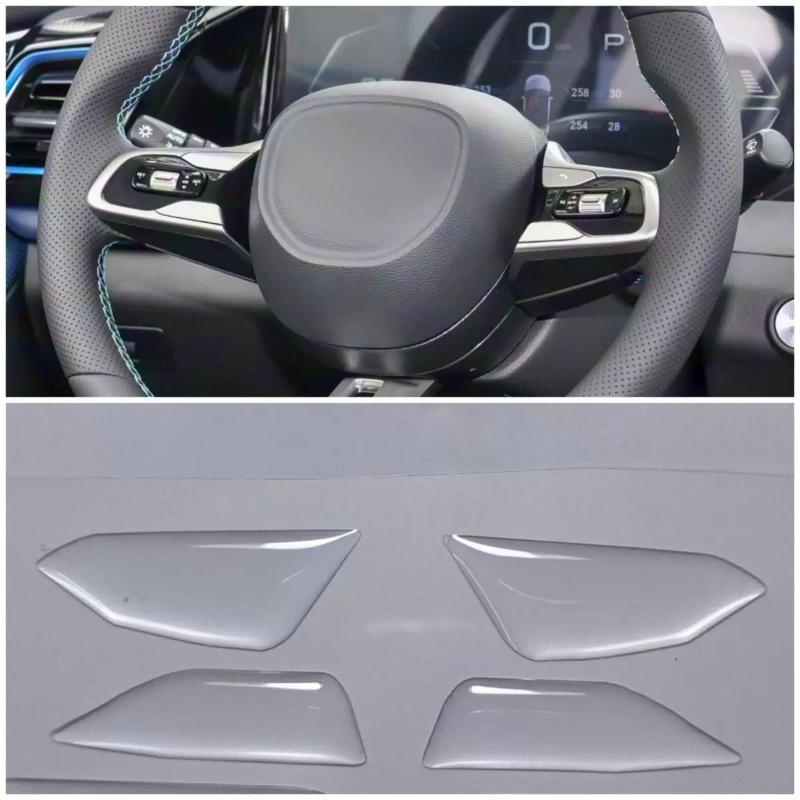 Handbrake Central Control Gear Button Protection Film For GAC Trumpchi GS3 2026 Transparent Epoxy Interior Modification Supplies