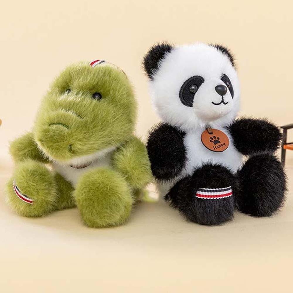 Bee Plush Animal Key Ring Polyester Monkey Key Chain Creative Cat Dog Pendant Bag Charm