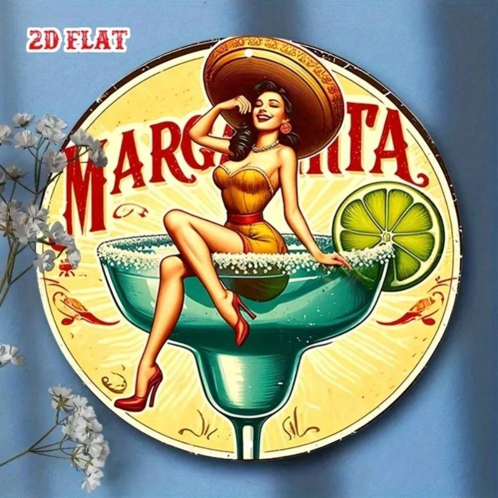 Vintage Metal Tin Sign Retro Wall Art Decor 20x20cm