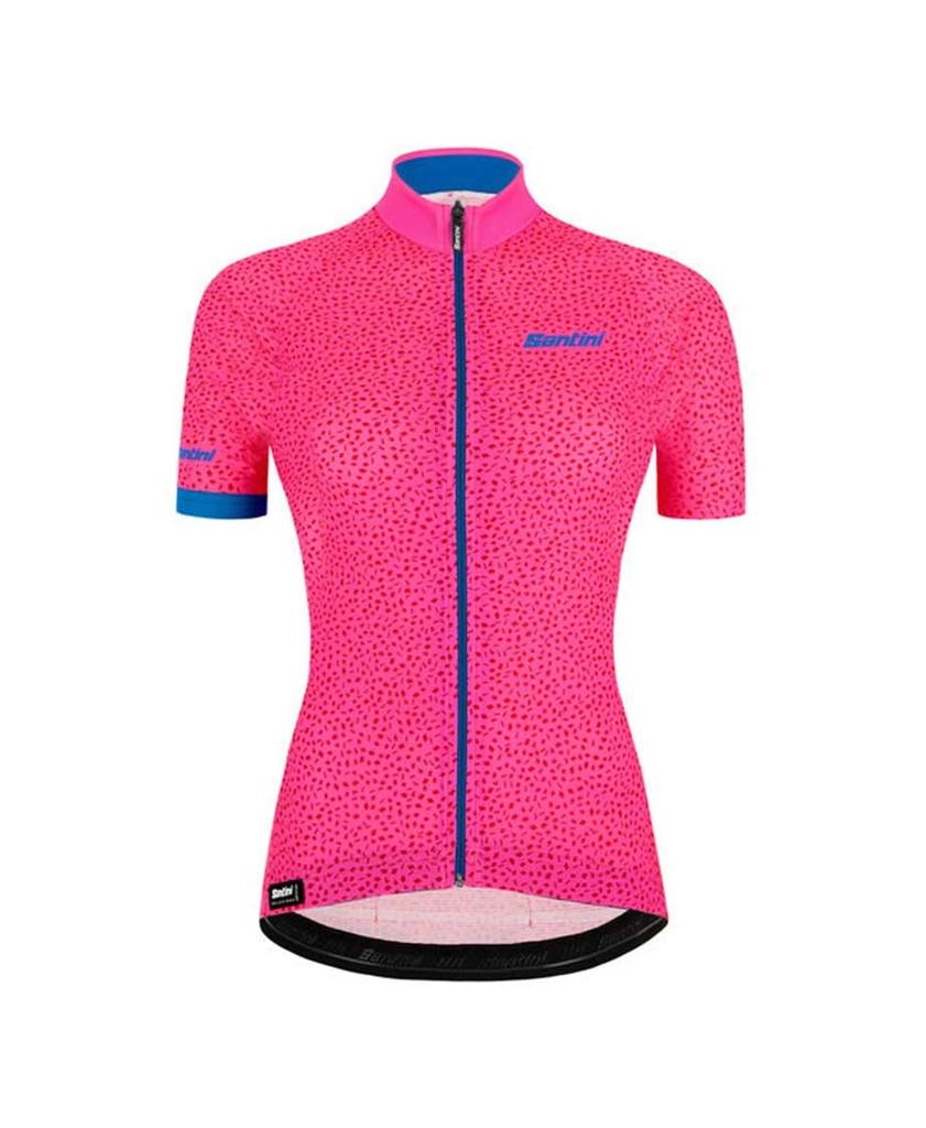 Santini GIADA HIP Short Sleeve Cycling Jersey, Women's, Pink, Size M