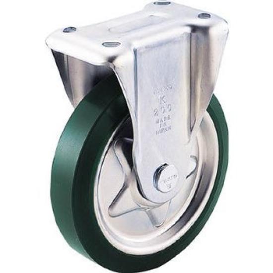 TRUSCO Pressed Urethane Caster, Fixed, 150, TUK-150