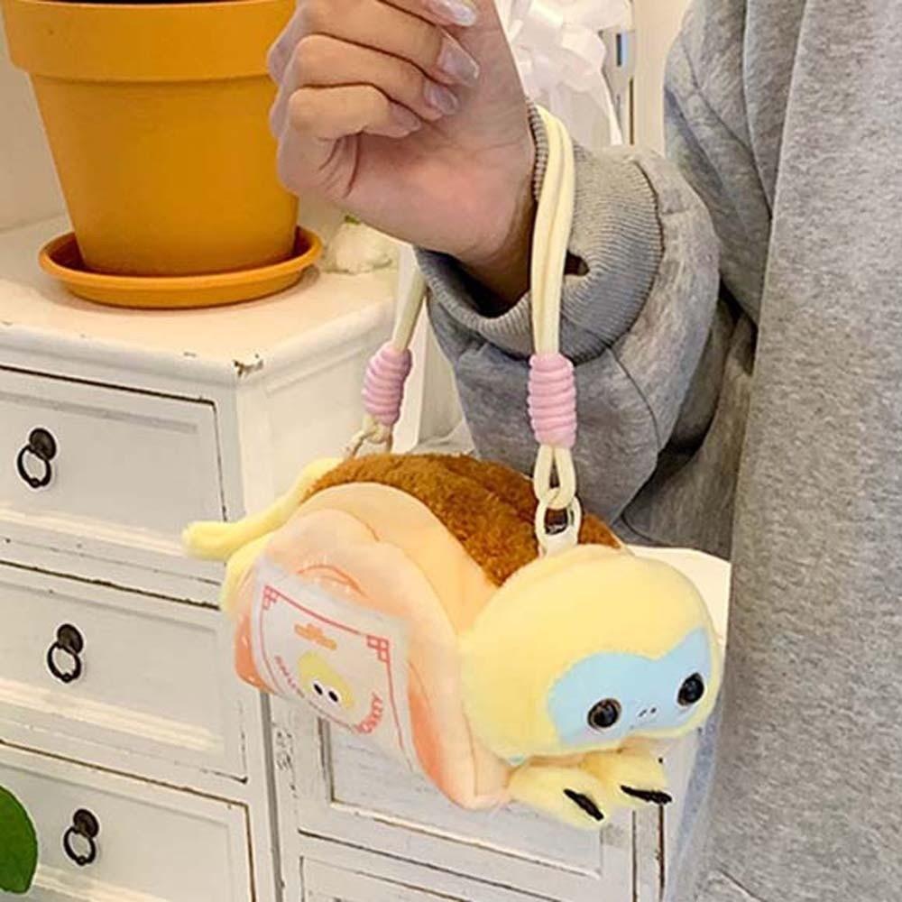 Cute Raccoon Shoulder Pouch Cartoon Golden Snub-nosed Monkey Bag Furry Panda Plush Handbag Girls
