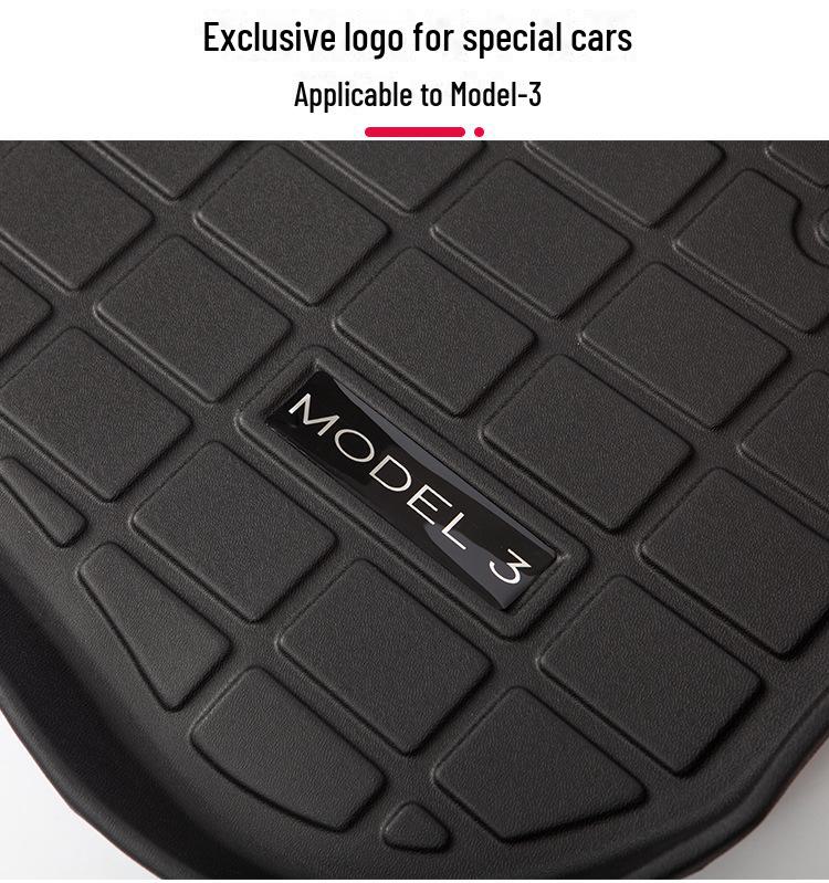Tesla Model 3/Y Custom Front & Rear TPE Trunk Mats