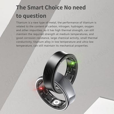 SR05 Smart Ring Health Fitness Rings Bluetooth 5.1 Sport Health Ring Multi-sport Modes Heart Rate Blood Oxygen Sleep Monitor