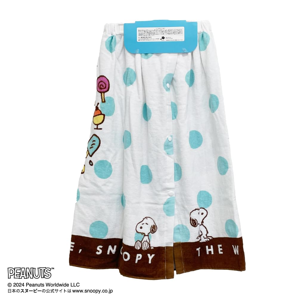 Shobido Wrap Towel SNOOPY PEANUTS Bath Towel SN43495 (Shobido) <70cm / Snoopy>
