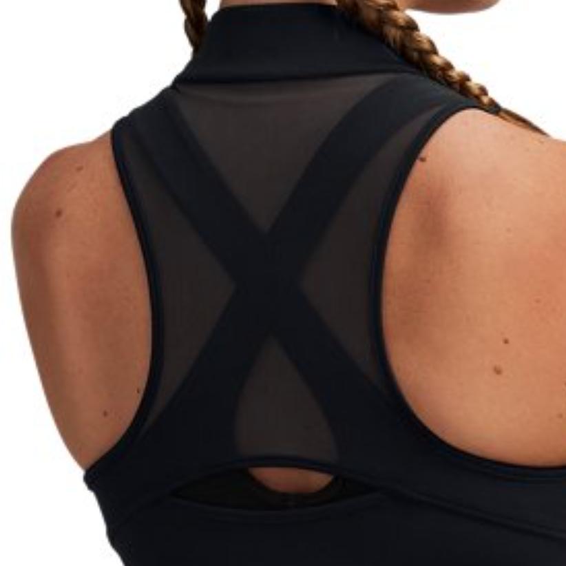 Under Armour Vanish Elite Rush Prodyšná Sportovní Móda Pohodlné Bez rukávů Tílko Dámské Topy Černá 1389874-001