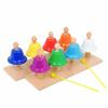 Ensemble de 8 Clochettes à Main Note Apprentissage Précoce Clochettes Faciles à Jouer Colorées Bureau pour