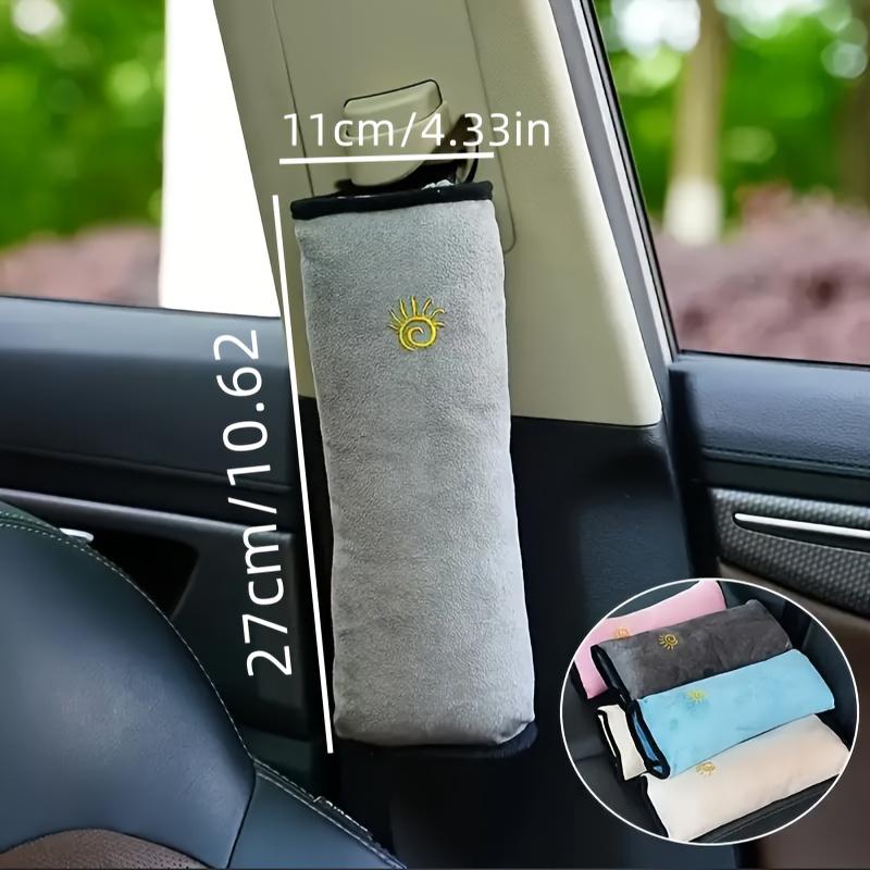Thickened Cartoon Car Safety Belt Shoulder Pad for Kids and Adults Plush Travel Pillow