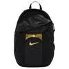 Nike Fabric Backpack Regular Unisex Black & Metal Gold Coin Color Lightweight Casual DV0761-016