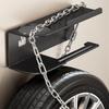 1Pc No-Drill Toilet Paper Holderphone Stand Metal Storage Rack Kitchen Towel Holder Seasoning Bottle Bathroom Wall Roll Paper
