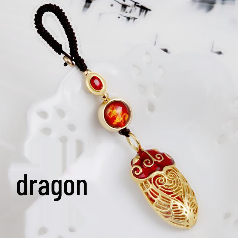Golden Cicada Zodiac Keychain: Bringing Good Fortune with Its Stunning Debut